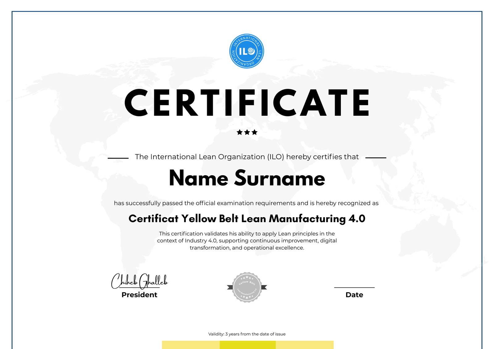 Certification Lean Manufacturing 4.0
