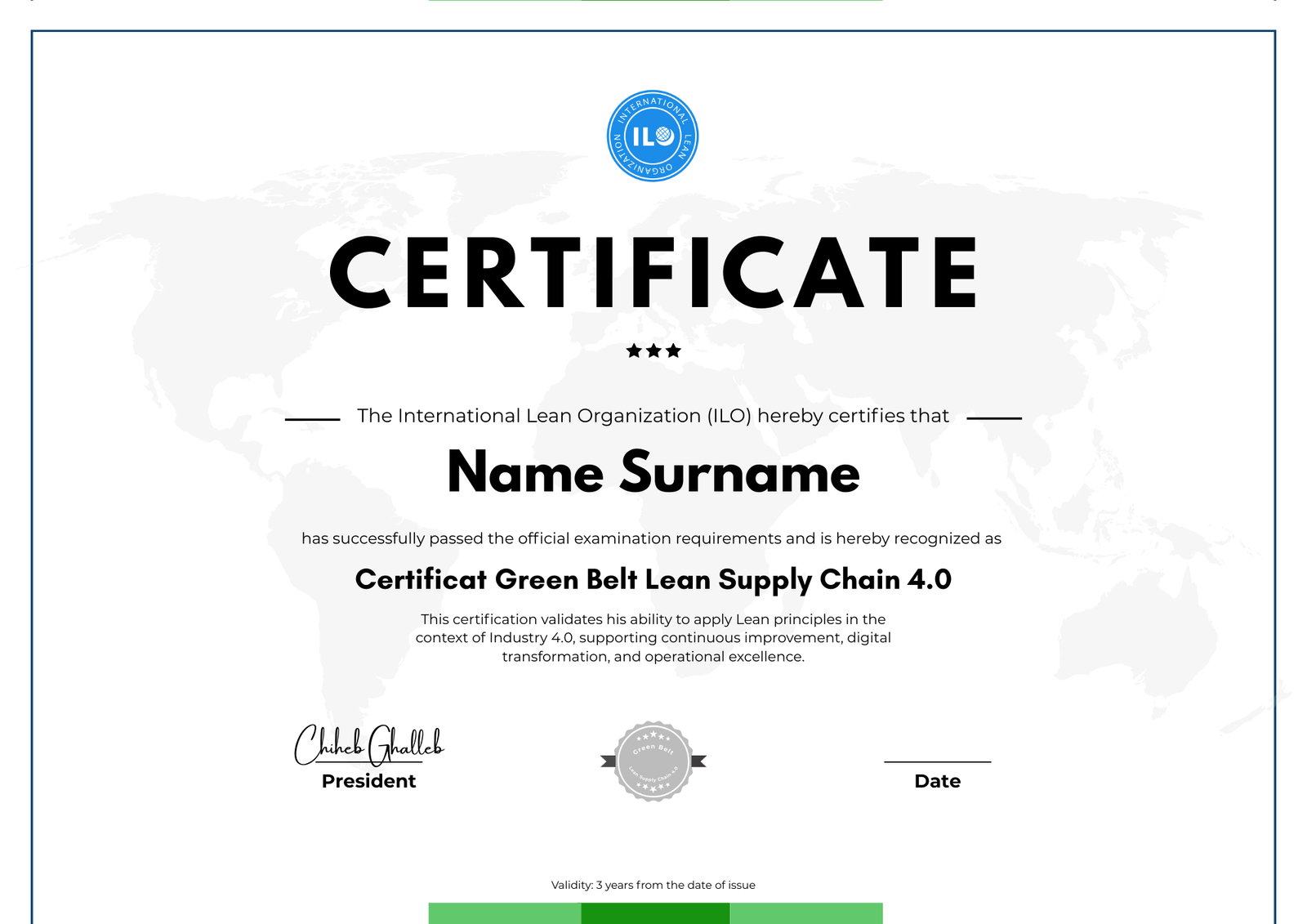 Certification Lean Supply Chain