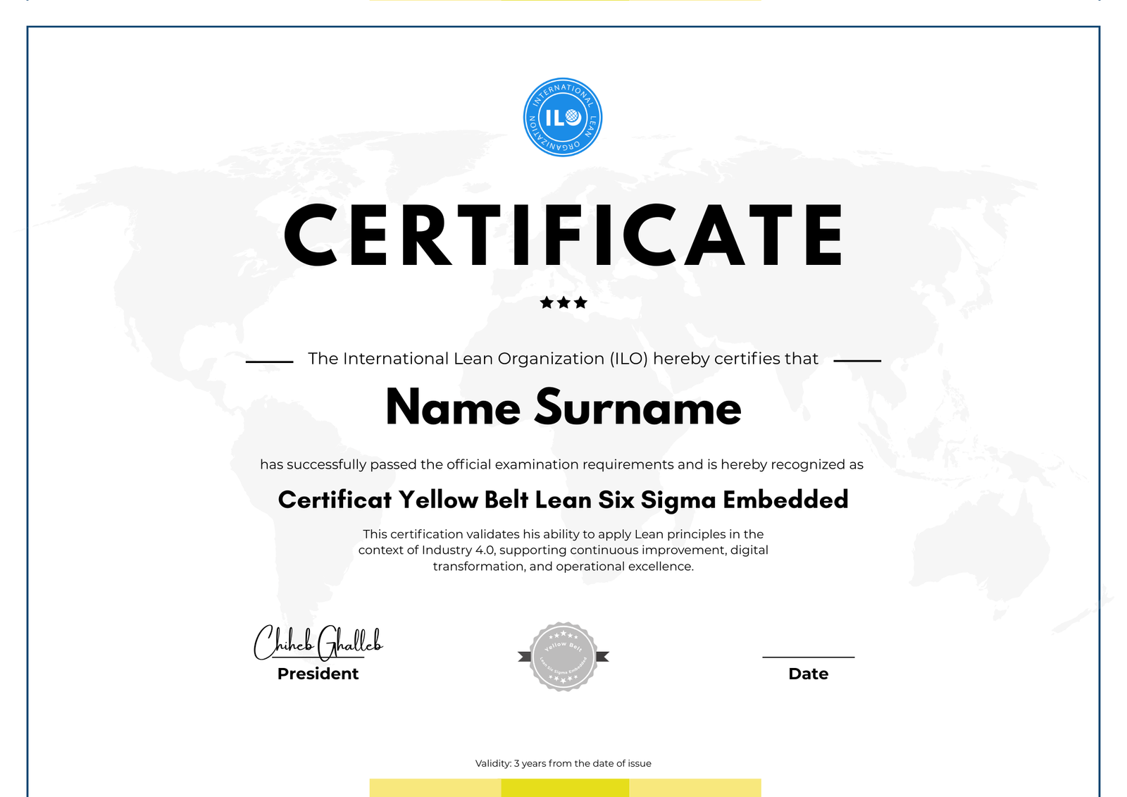 Certification Lean Six Sigma Embarqué